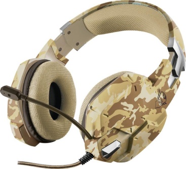 trust gxt 322d carus binaural diadema camuflaje au