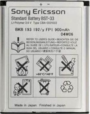 Sony Ericsson BST-33 Batería 900 LITIO Original Sony Ericsson Sony Ericsson BST-33 Batería 900 LITIO Original Sony Ericsson