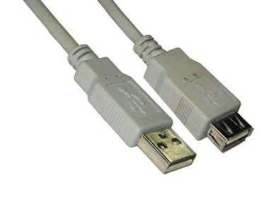 Nanocable Nanocable CABLE USB 2.0, TIPO A/M-A/H, BEIGE, 1.8 Nanocable Nanocable CABLE USB 2.0, TIPO A/M-A/H, BEIGE, 1.8