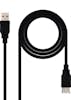 Nanocable Nanocable CABLE USB 2.0, TIPO A/M-A/H, NEGRO, 1.8 Nanocable Nanocable CABLE USB 2.0, TIPO A/M-A/H, NEGRO, 1.8