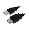 Nanocable Nanocable CABLE USB 2.0, TIPO A/M-A/H, NEGRO, 3.0 Nanocable Nanocable CABLE USB 2.0, TIPO A/M-A/H, NEGRO, 3.0