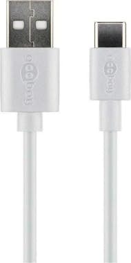 GooBay Goobay 45563 1m USB A USB C Macho Macho Blanco cab GooBay Goobay 45563 1m USB A USB C Macho Macho Blanco cab
