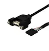 StarTech.com StarTech.com Cable de 30cm USB 2.0 para Montaje en StarTech.com StarTech.com Cable de 30cm USB 2.0 para Montaje en