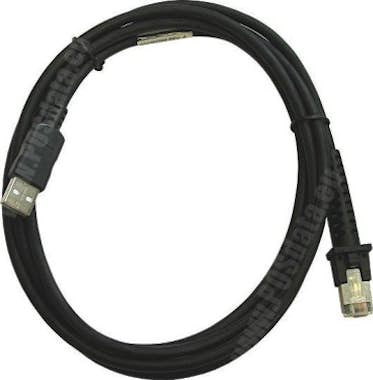 Datalogic Datalogic 90A052258 2m USB A Macho Macho Negro cab Datalogic Datalogic 90A052258 2m USB A Macho Macho Negro cab