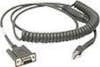 Zebra Zebra CBA-R46-C09ZBR 2.8m RS232 DB9 Negro cable de Zebra Zebra CBA-R46-C09ZBR 2.8m RS232 DB9 Negro cable de