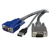 StarTech.com StarTech.com Cable KVM USB VGA 2 en 1 Ultra Delgad StarTech.com StarTech.com Cable KVM USB VGA 2 en 1 Ultra Delgad
