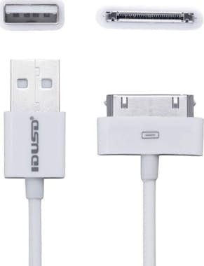 Cable Cable USB 30-PIN iPhone 4 iPhone 4S - IDUSD Blanco Cable Cable USB 30-PIN iPhone 4 iPhone 4S - IDUSD Blanco