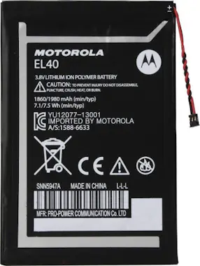 Motorola Bater?a Original para Motorola Moto E (EL40) - 198 Motorola Bater?a Original para Motorola Moto E (EL40) - 198