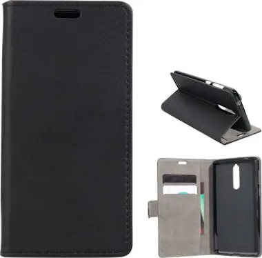 German Tech Funda libro para Nokia 8. Funci?n Soporte Color Ne German Tech Funda libro para Nokia 8. Funci?n Soporte Color Ne