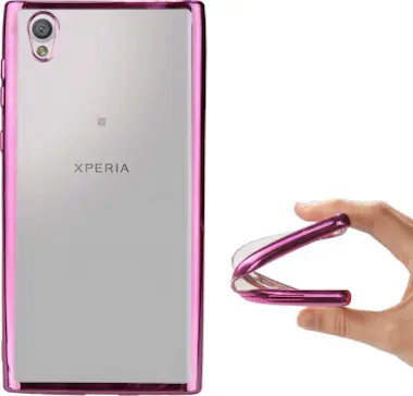 German Tech Funda para Sony Xperia L1. Metal Edge Color Rosa - German Tech Funda para Sony Xperia L1. Metal Edge Color Rosa -