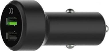 XQUISIT Cargador de Coche XQISIT Dual USB + Qualcomm QC 3. XQUISIT Cargador de Coche XQISIT Dual USB + Qualcomm QC 3.