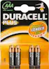Duracell Duracell LR03 Plus 4-BL Alcalino 1.5V batería no-r Duracell Duracell LR03 Plus 4-BL Alcalino 1.5V batería no-r