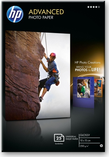 hp advanced glossy papel fotografico blanco brillo