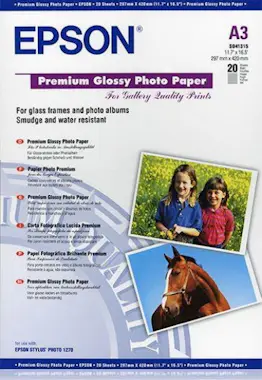 Epson Epson Premium Glossy Photo Paper, DIN A3, 255 g/m² Epson Epson Premium Glossy Photo Paper, DIN A3, 255 g/m²