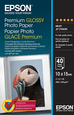 Epson Epson Premium Glossy Photo Paper, 100 x 150 mm, 25 Epson Epson Premium Glossy Photo Paper, 100 x 150 mm, 25