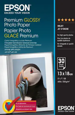 Epson Epson Premium Glossy Photo Paper, 130 x 180 mm, 25 Epson Epson Premium Glossy Photo Paper, 130 x 180 mm, 25