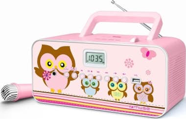 Muse Muse M-29 KP Digital Rosa sistema estéreo portátil Muse Muse M-29 KP Digital Rosa sistema estéreo portátil