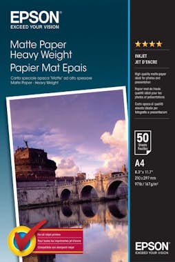 Epson Epson Matte Paper Heavy Weight, DIN A4, 167 g/m², Epson Epson Matte Paper Heavy Weight, DIN A4, 167 g/m²,
