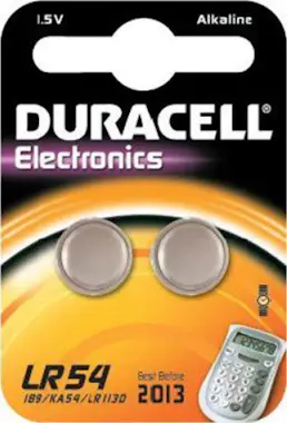Duracell Duracell LR54 Alcalino batería no-recargable Duracell Duracell LR54 Alcalino batería no-recargable