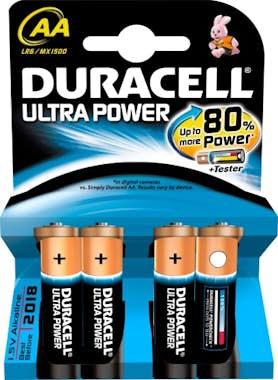 Duracell Duracell AA Ultra Power (4pcs) Alcalino 1.5V bater Duracell Duracell AA Ultra Power (4pcs) Alcalino 1.5V bater
