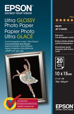 Epson Epson Ultra Glossy Photo Paper, 100 x 150 mm, 300 Epson Epson Ultra Glossy Photo Paper, 100 x 150 mm, 300