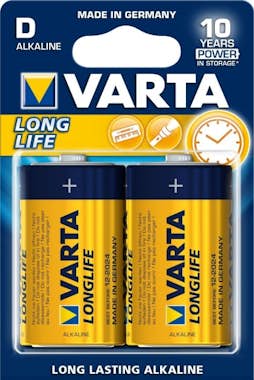 Varta Varta Longlife Extra D Alcalino 1.5V batería no-re Varta Varta Longlife Extra D Alcalino 1.5V batería no-re