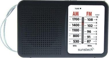 Sunstech Sunstech RPS411 Portátil Analógica Negro, Blanco r Sunstech Sunstech RPS411 Portátil Analógica Negro, Blanco r