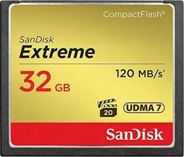 SanDisk Sandisk 32GB Extreme 32GB CompactFlash memoria fla SanDisk Sandisk 32GB Extreme 32GB CompactFlash memoria fla