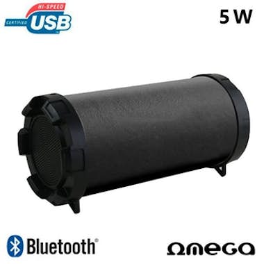 Omega Omega OG71B Mono portable speaker 5W Negro altavoz Omega Omega OG71B Mono portable speaker 5W Negro altavoz
