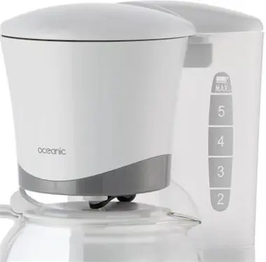 Oceanic OCEANIC OCEACF6W Cafetera con filtro - Blanco Oceanic OCEANIC OCEACF6W Cafetera con filtro - Blanco