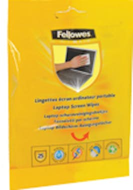 Fellowes Fellowes 25 Laptop Screen Cleaning Wipes Fellowes Fellowes 25 Laptop Screen Cleaning Wipes