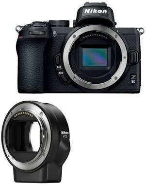 Nikon NIKON Z50 Cuerpo + Adaptador de montaje FTZ Nikon NIKON Z50 Cuerpo + Adaptador de montaje FTZ