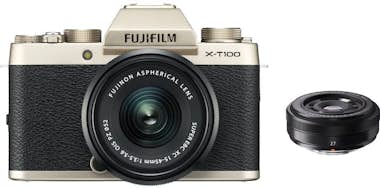 FujiFilm FUJIFILM X-T100 Dorado + XC 15-45MM F3.5-5.6 OIS P FujiFilm FUJIFILM X-T100 Dorado + XC 15-45MM F3.5-5.6 OIS P