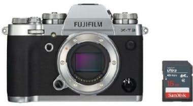 FujiFilm FUJIFILM X-T3 Cuerpo Plata + tarjeta SD de 16GB FujiFilm FUJIFILM X-T3 Cuerpo Plata + tarjeta SD de 16GB