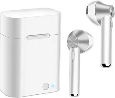 Akashi AKASHI ALTSILEARB EARBUDS WIRELESS BLANCO PLATA AU Akashi AKASHI ALTSILEARB EARBUDS WIRELESS BLANCO PLATA AU