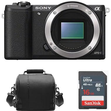 Sony SONY A5100 Cuerpo Negro + Bolsa para camara + Tarj Sony SONY A5100 Cuerpo Negro + Bolsa para camara + Tarj