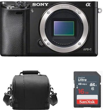Sony SONY A6000 Cuerpo Negro + Bolsa para camara + Tarj Sony SONY A6000 Cuerpo Negro + Bolsa para camara + Tarj