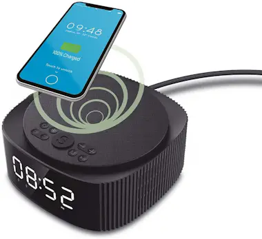 Ksix DESPERTADOR CARGADOR INALAMBRICO 10W ALTAVOZ BLUET Ksix DESPERTADOR CARGADOR INALAMBRICO 10W ALTAVOZ BLUET