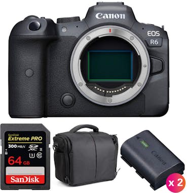 Canon EOS R6 Cuerpo + SanDisk 64GB Extreme PRO UHS-II SD Canon EOS R6 Cuerpo + SanDisk 64GB Extreme PRO UHS-II SD