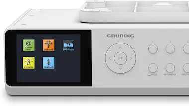 Grundig Grundig DKR 3000 BT Lugar de trabajo Digital Blanc Grundig Grundig DKR 3000 BT Lugar de trabajo Digital Blanc