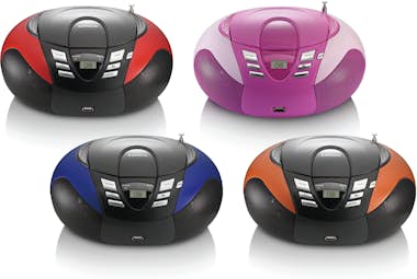 Lenco Lenco SCD-37 Digital Negro, Azul Lenco Lenco SCD-37 Digital Negro, Azul