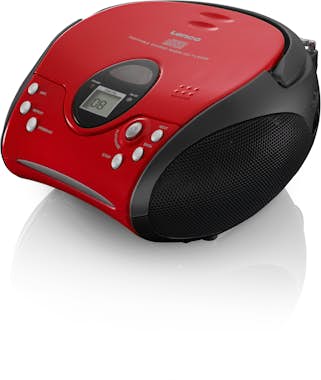 Lenco Lenco SCD-24 Digital Negro, Rojo Lenco Lenco SCD-24 Digital Negro, Rojo