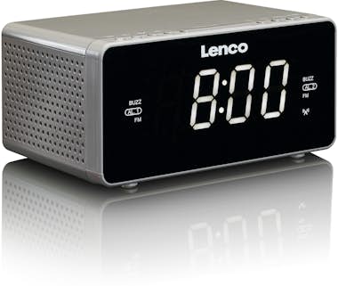 Lenco Lenco CR-530 Reloj Analógica Gris pardo Lenco Lenco CR-530 Reloj Analógica Gris pardo