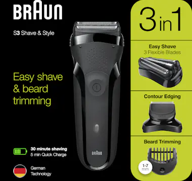 Braun Braun Series 3 81702941 afeitadora Máquina de afei Braun Braun Series 3 81702941 afeitadora Máquina de afei