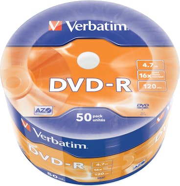 Verbatim Verbatim DVD-R Matt Silver en Wrap Spindle (bobina Verbatim Verbatim DVD-R Matt Silver en Wrap Spindle (bobina