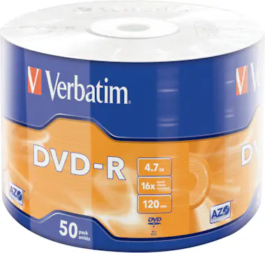Verbatim Verbatim DVD-R Matt Silver en Wrap Spindle (bobina Verbatim Verbatim DVD-R Matt Silver en Wrap Spindle (bobina
