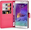Cadorabo Funda Libro para Samsung Galaxy NOTE 4 en ROJO CAR Cadorabo Funda Libro para Samsung Galaxy NOTE 4 en ROJO CAR