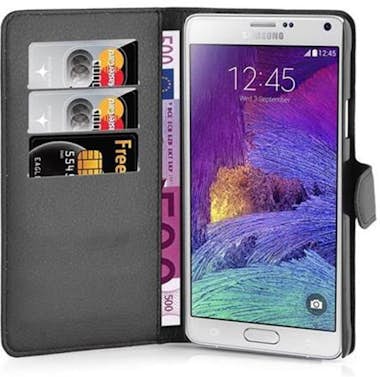 Cadorabo Funda Libro para Samsung Galaxy NOTE 4 en NEGRO FA Cadorabo Funda Libro para Samsung Galaxy NOTE 4 en NEGRO FA