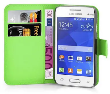Cadorabo Funda Libro para Samsung Galaxy ACE 4 LITE en VERD Cadorabo Funda Libro para Samsung Galaxy ACE 4 LITE en VERD
