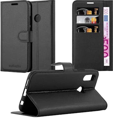 Cadorabo Funda Libro para Huawei P20 LITE en NEGRO FANTASMA Cadorabo Funda Libro para Huawei P20 LITE en NEGRO FANTASMA